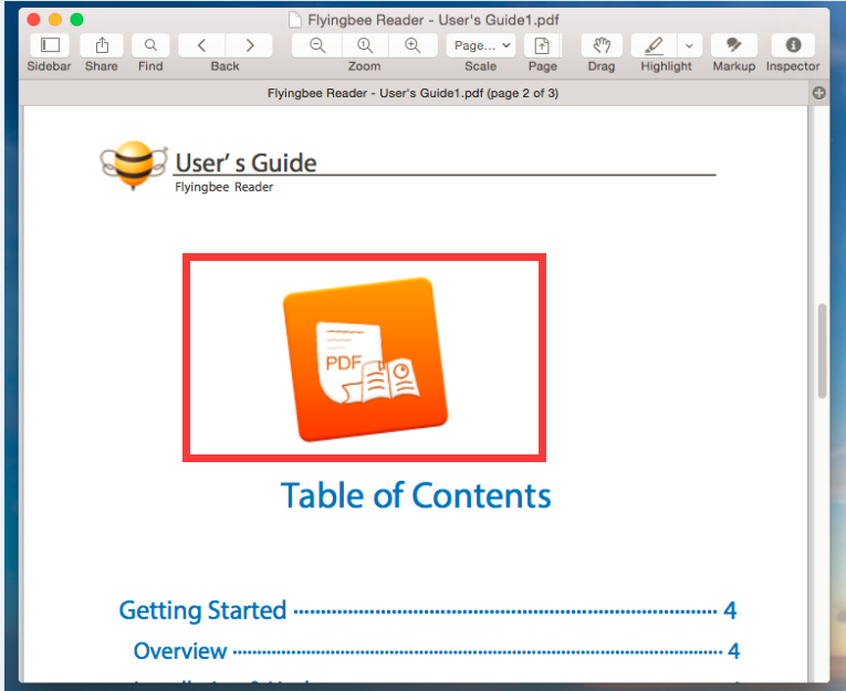 How to Insert Pictures into a PDF File on Mac-the inserted picture
