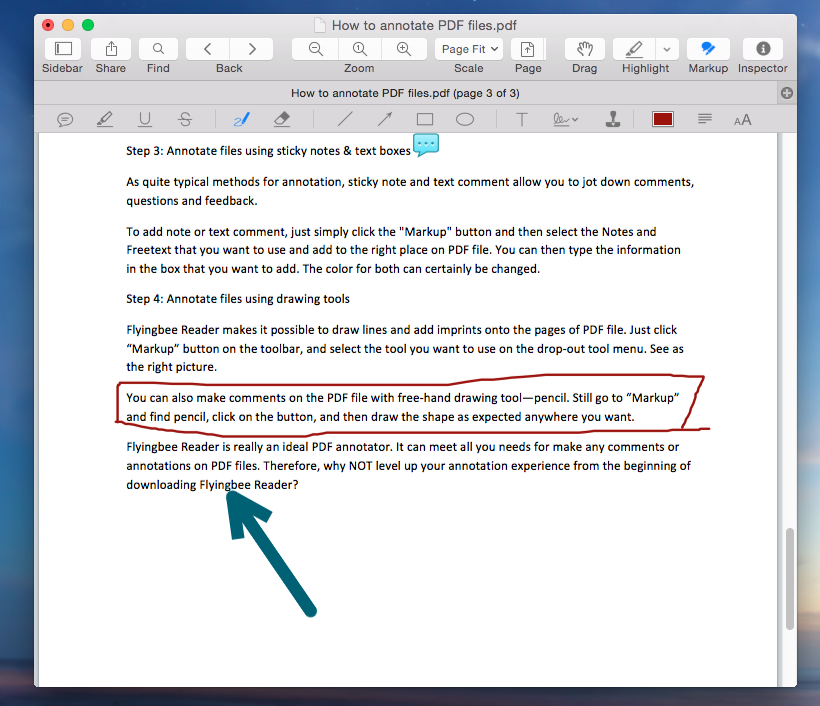 How to Annotate PDF files on Mac-Annotate files using drawing tools