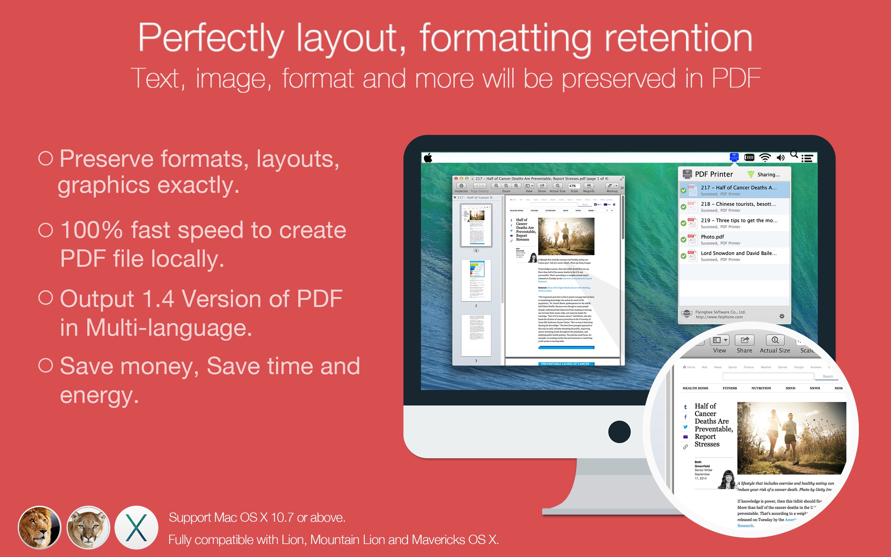 Pdf принтер для windows. Pdf Printer for Mac